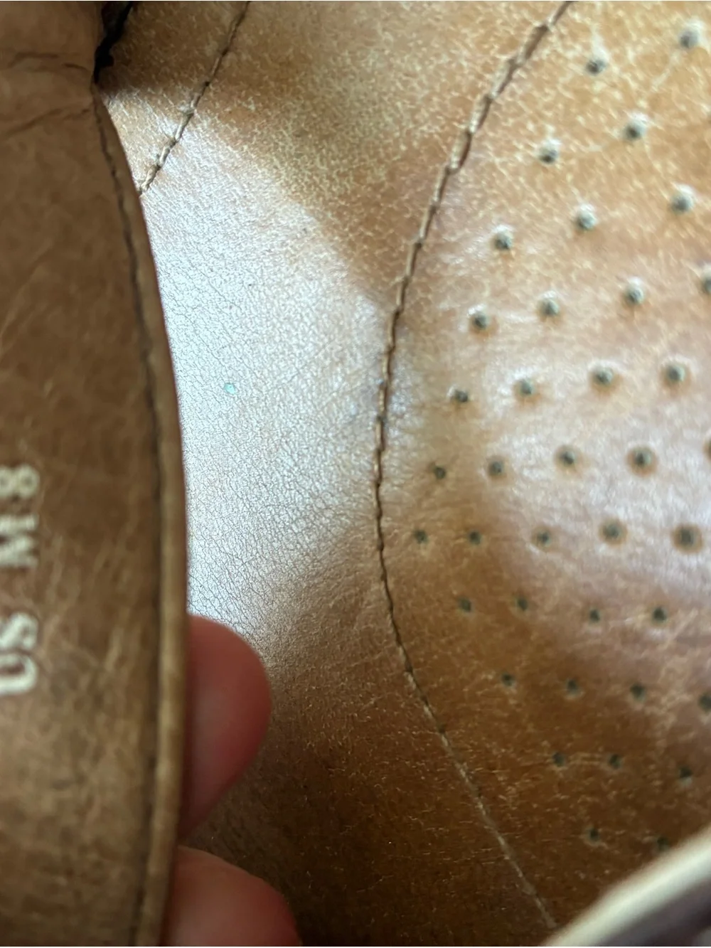 Olukai Hiapo Men's Brown Leather Flip Flop Sandals Size 8